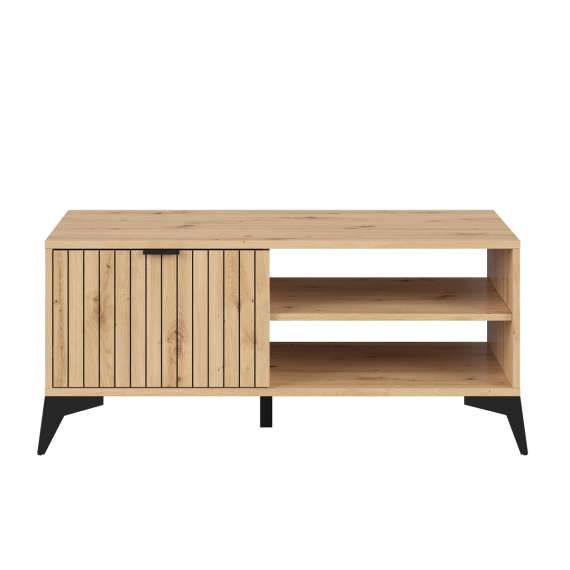 Sofabord Lamea 110x60 cm - 1 skuff - riller