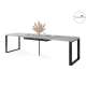 Spisebord Avari 120-270 cm - betong - metall bein