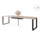 Spisebord Avari 120-270 cm - eik sonoma - metall bein