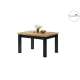 Spisebord Royal 120 - 270 cm - eik craft - svart ben