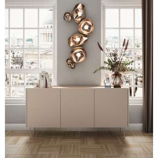 Skjenk Desin 170 - cashmere og eik - 3 dører