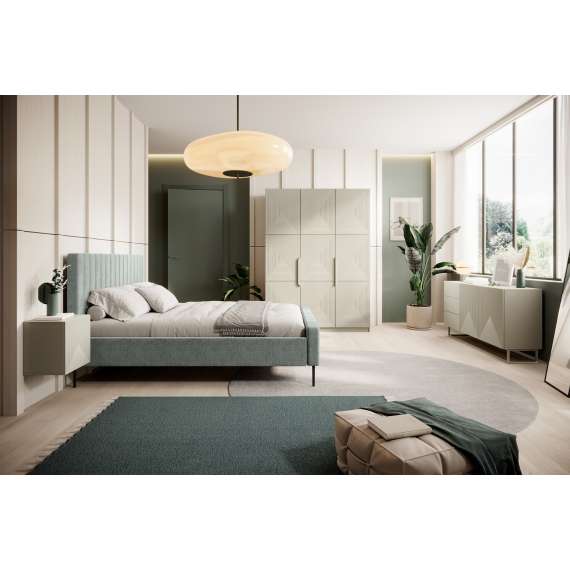 Skjenk Asha 200x71 cm - cashmere - 4 dører