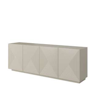 Skjenk Asha 200x71 cm - cashmere - 4 dører