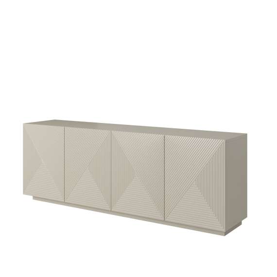 Skjenk Asha 200x71 cm - cashmere - 4 dører