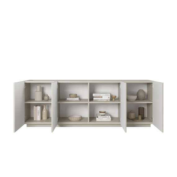 Skjenk Asha 200x71 cm - cashmere - 4 dører