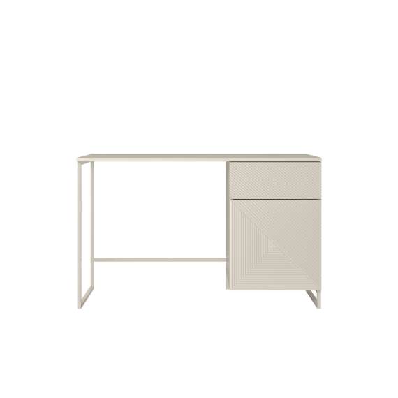 Skrivebord Asha 120x55 cm - cashmere - med oppbevaring