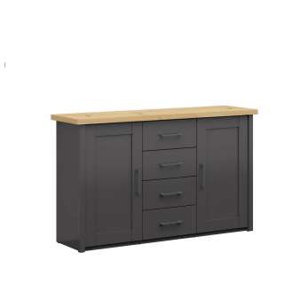 Skjenk Lokarno 150x90 cm - 2 dører - 4 skuffer