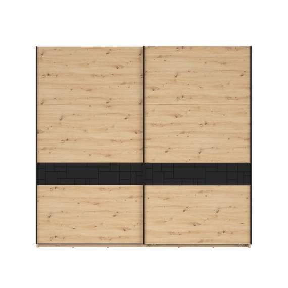 Garderobeskap Pont 240x226 cm - 2 skyvedører