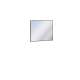 Speil Quant 92x75 cm - sort ramme