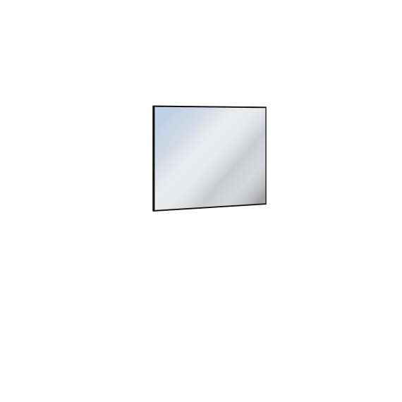 Speil Quant 92x75 cm - sort ramme