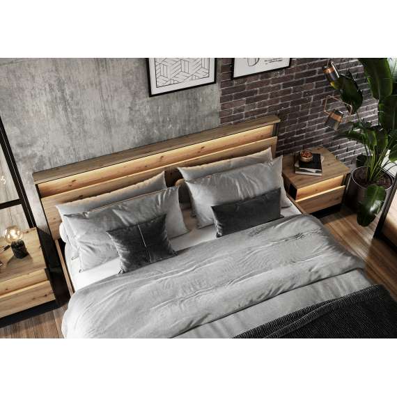 Seng Quant 160x200 cm - med oppbevaring