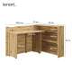 Work Concept skrivebord 115/136 cm - Sammenleggbart skrivebord - Trelook
