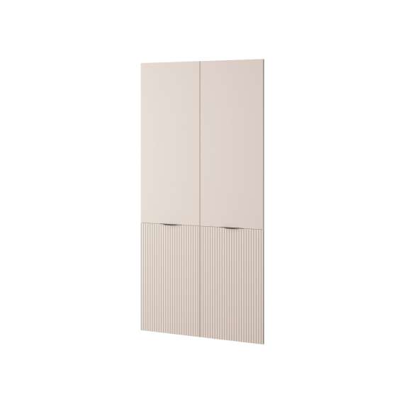 Garderobeskap Sandbox 101x200 cm - Nova beige - 2 dører