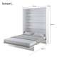 Skapseng Bed Concept 160 x 200 - vertikal - hvit matt