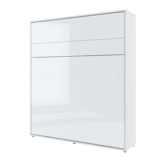 Skapseng Bed Concept 180 x 200 - vertikal - hvit høyglans