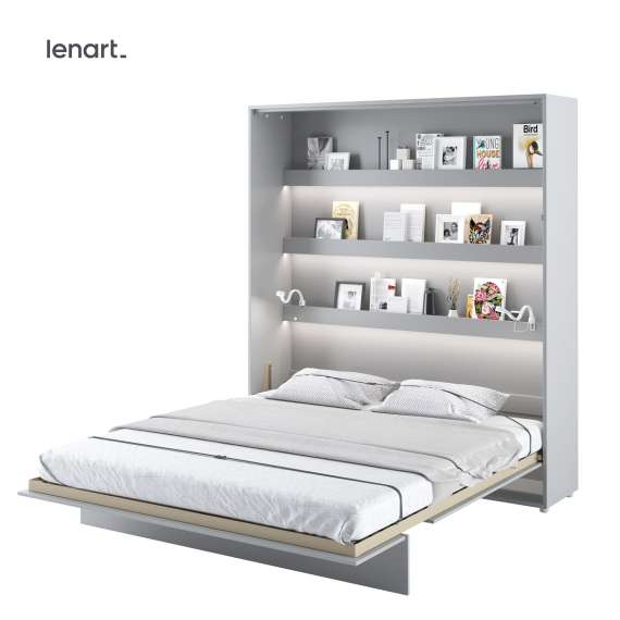 Skapseng Bed Concept 180 x 200 - vertikal - grå matt