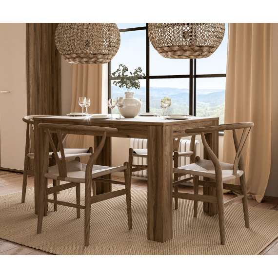 Spisebord Mareda 120-175 cm - eik valencia