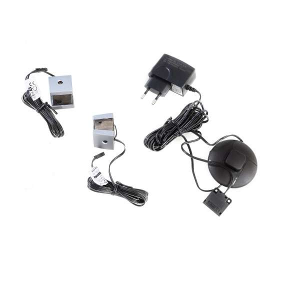 Vitrineskap Mareda - 65x196 cm - 1 dør - eik valencia - sand matt