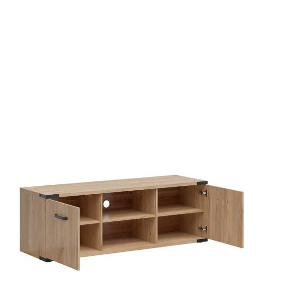 Tv-benk Lara 150x51 cm - ask - 2 dører