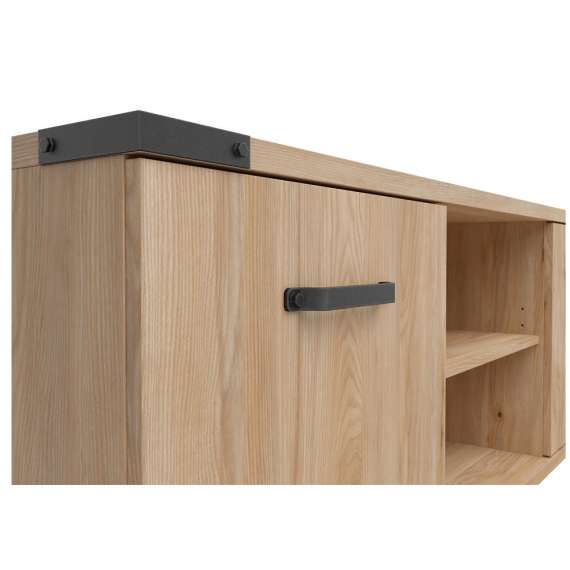 Tv-benk Lara 150x51 cm - ask - 2 dører