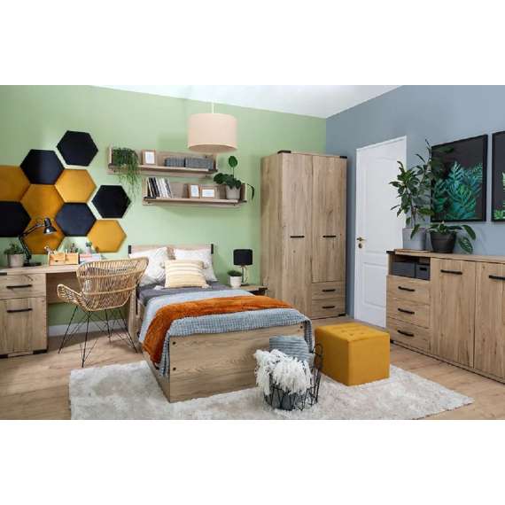 Seng Lara 90x200 cm - sengebunn - skuff