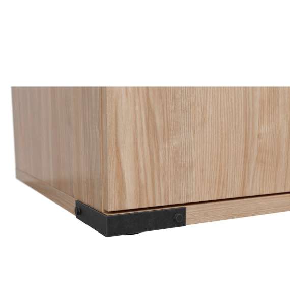 Skjenk Lara 90x88 cm - 1 dør - 3 skuffer - ask