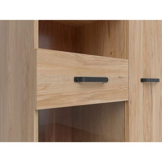 Vitrineskap Lara 90x151 cm - 2 dører - ask