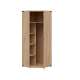 Hjørnegarderobe Lara 75x197 cm - 2 dører - ask