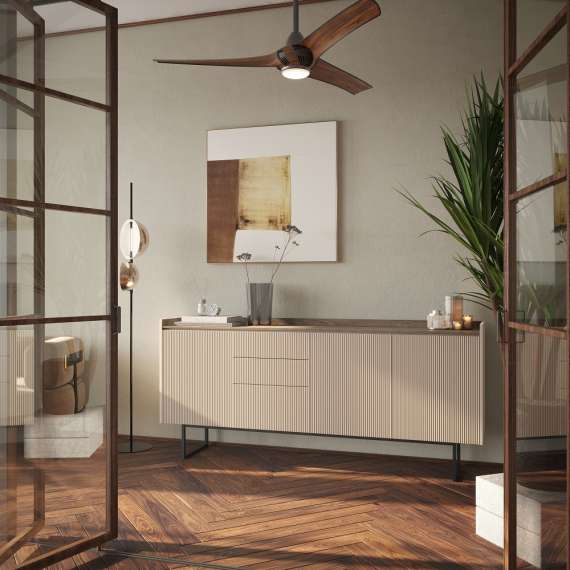 Skjenk Lago 192x86 cm - beige matt - 3 dører og 3 skuffer