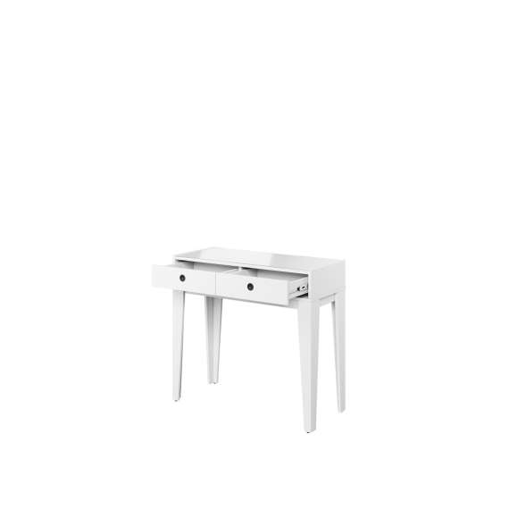 Sminkebord Femmi 92x40 cm - hvit matt - 2 skuffer