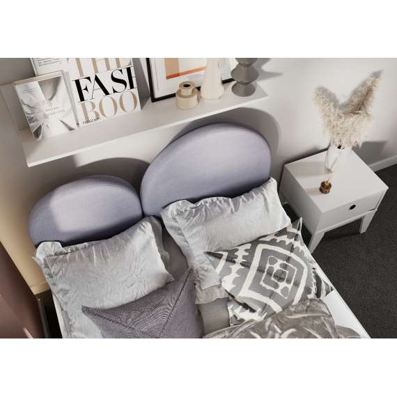 Seng Femmi 120 cm - hvit - oppbevaringsplass