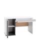Skrivebord Imola 120x56 cm - hvit - med skap