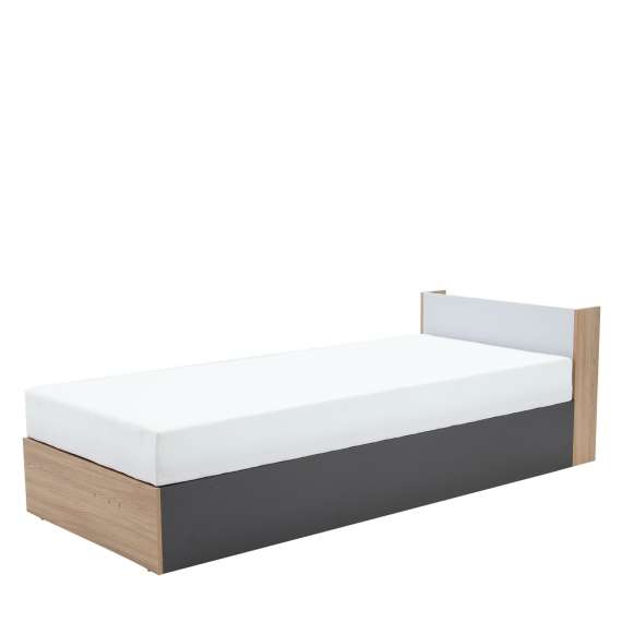 Seng Imola 90x200 cm - venstre - med madrass og oppbevaring