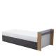 Seng Imola 90x200 cm - venstre - med madrass og oppbevaring