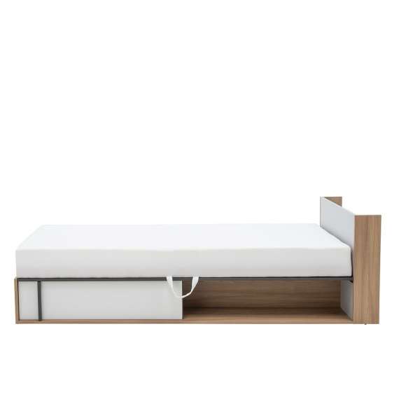 Seng Imola 90x200 cm - høyre - med madrass og oppbevaring