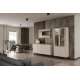 Hylle Lacetti 120x66 cm - eik valencia - beige sand - veggmontert