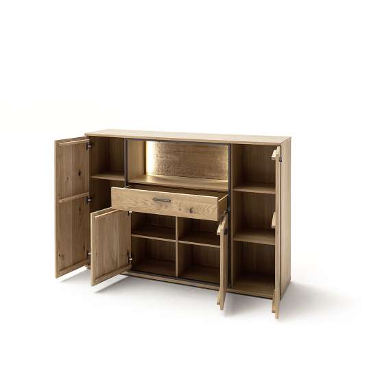 Skjenk Campinas 165x115 cm - eik - ferdigmontert