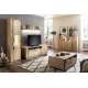 Tv-benk Campinas 180x61 cm - eik - ferdigmontert