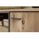Tv-benk Campinas 210x61 cm - eik - ferdigmontert