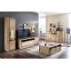 Tv-benk Campinas 210x61 cm - eik - ferdigmontert
