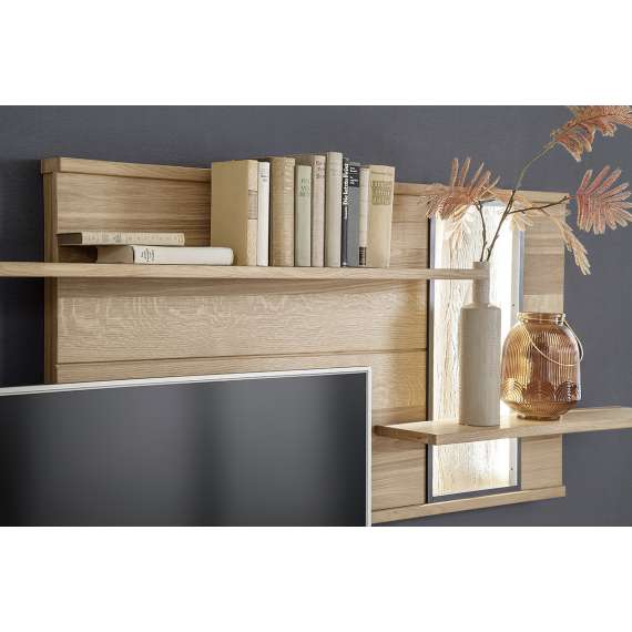 Veggpanel Campinas 185x73 cm - eik - veggmontert