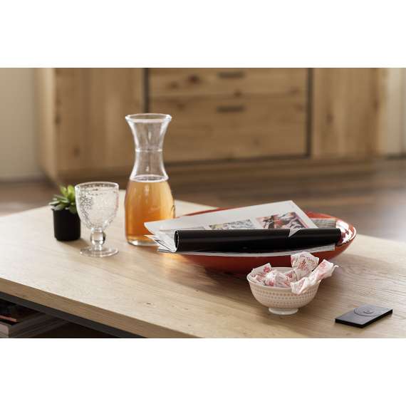 Stuebord Campinas 115x70 cm - eik - med oppbevaringsskuff