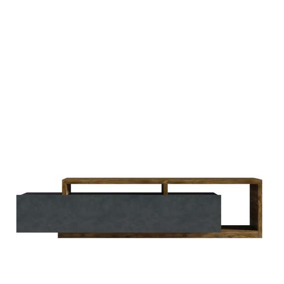 TV-Benk Bota 219 cm - Eikelook - Grå