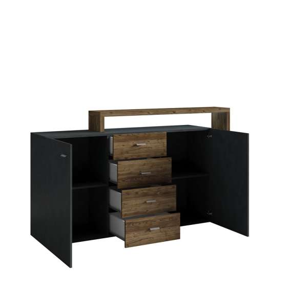 Skjenk Bota 180x98 cm - matera - 2 dører - 3 skuffer