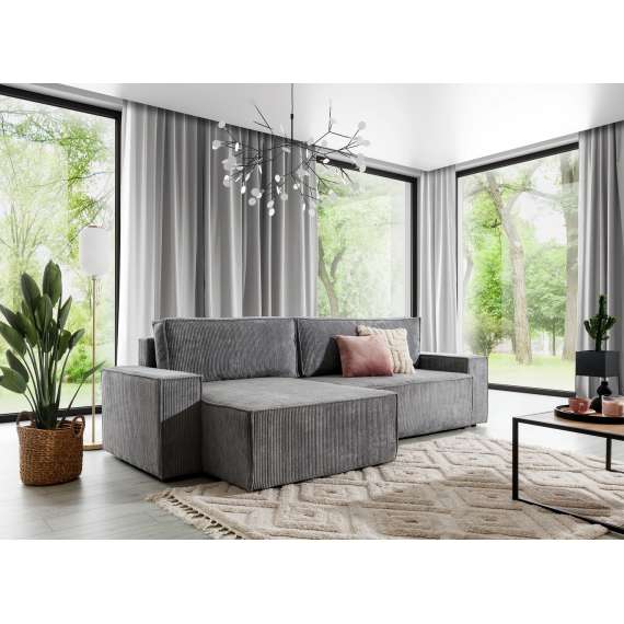 Hjørnesofa Flabio 283x144 cm - sovesofa - flere farger