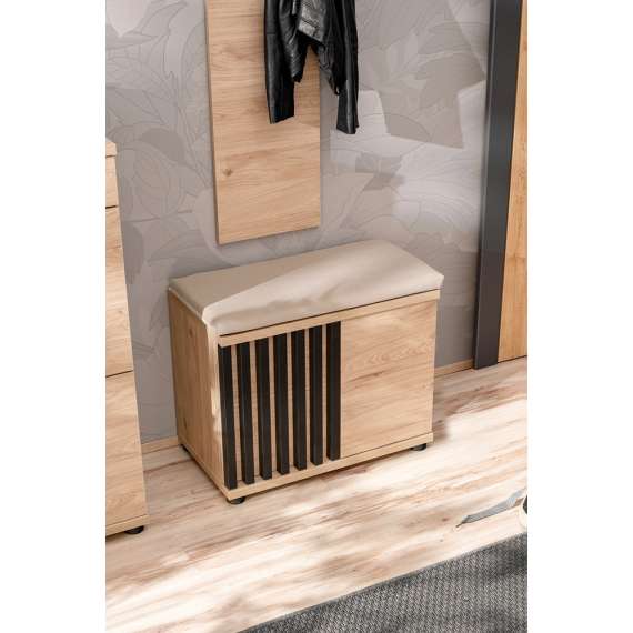 Entresett Pedro VI  - hickory - svart matt - spiler