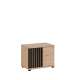 Skobenk Pedro m/pute 60x46 cm - hickory - svart matt spiler