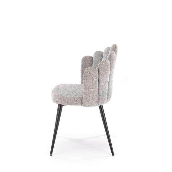 Stol Diosa - grå - sorte ben