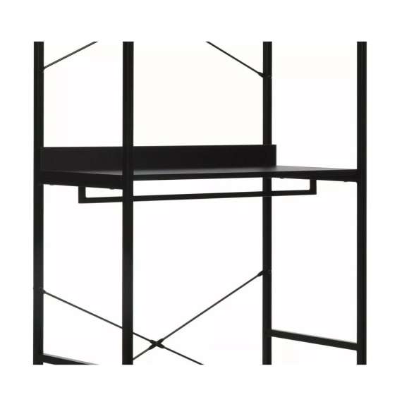 Entrémøbel RIN A 80x200 cm - sort matt - hyller