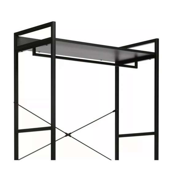 Entrémøbel RIN A 80x200 cm - sort matt - hyller